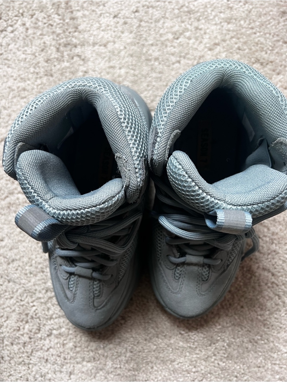Authentic Yeezy SZN 7 Desert Boot High Top 'House Blue' Sz 36/ 6.5W/5 M